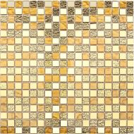 JMG21501 Мозаика Gold стекло 1,5x1,5 300X300X3.8