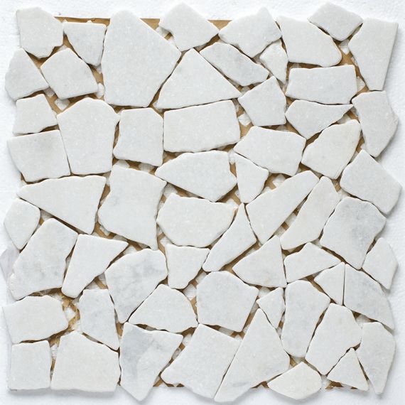 JMST040 Мозаика Split White Matt 30.5X30.5