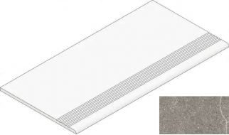 K-2082/MR/st01 Ступень Gradient Серый 294x1200x10