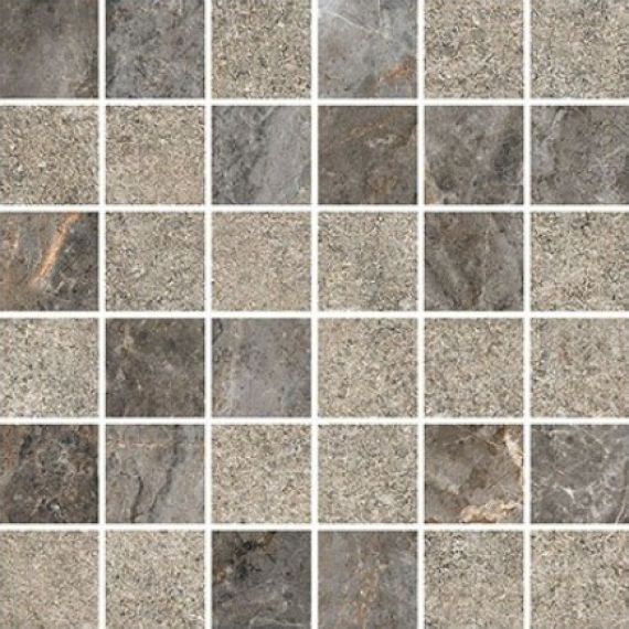 K9498868R001VTE0 Marble-Stone Мозаика Тауп Матовый-Лаппато Ректификат 30x30