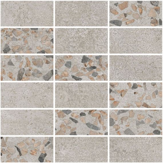 K9498938LPR1VTE0 Beton-Terrazzo Мозаичный микс Темный 30х30