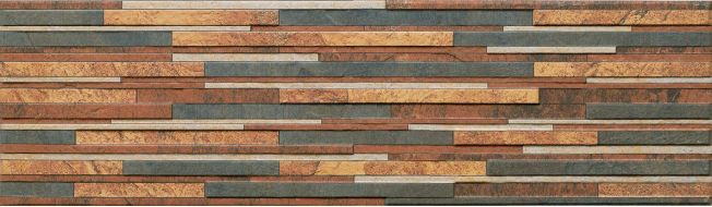 Kamien Zebrina Rust структурная 600x175x9