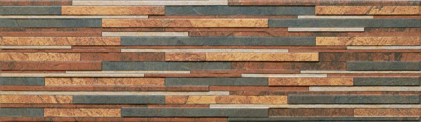 Kamien Zebrina Rust структурная 600x175x9