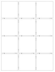 Kerama Marazzi 1230T Плитка Конфетти белый полотно 30*40 из 12 частей 9,9х9,9