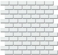 Kerama Marazzi 191/001 Плитка Турнон белый матовый мозаичный декор 32*30