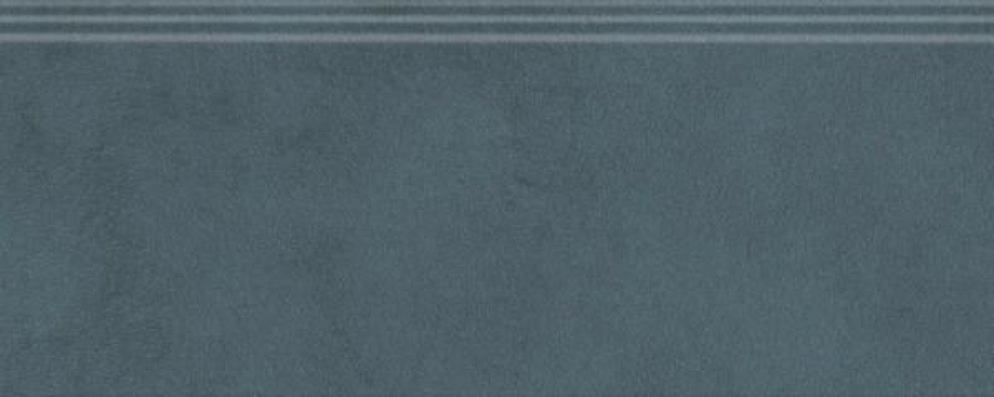Kerama Marazzi FMF019R Плитка Плинтус Чементо синий тёмный матовый обрезной 30x12