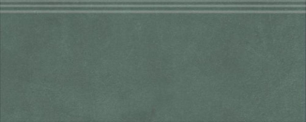 Kerama Marazzi FMF021R Плитка Плинтус Чементо зелёный матовый обрезной 30x12