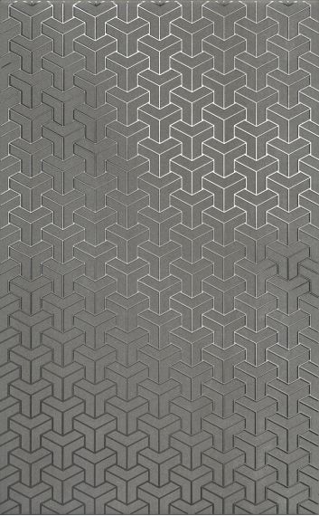 Kerama Marazzi HGD/C371/6399 Плитка Декор Ломбардиа серый темный 25*40