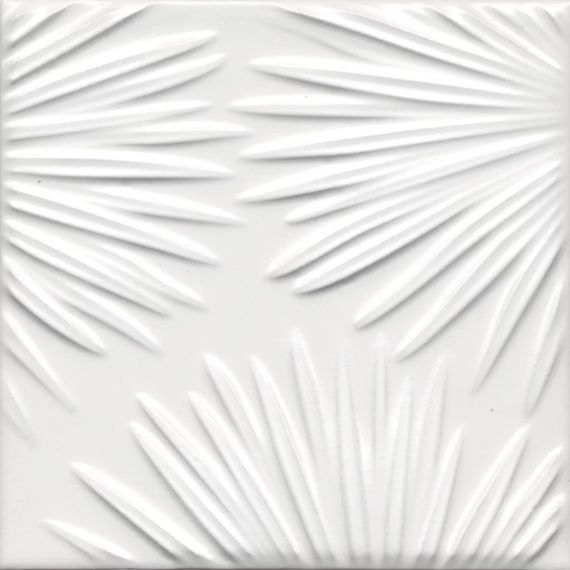 Kerama Marazzi KMD2SFE001BN Плитка Декор Агдаль 4 белый матовый структура 15x15x0,9