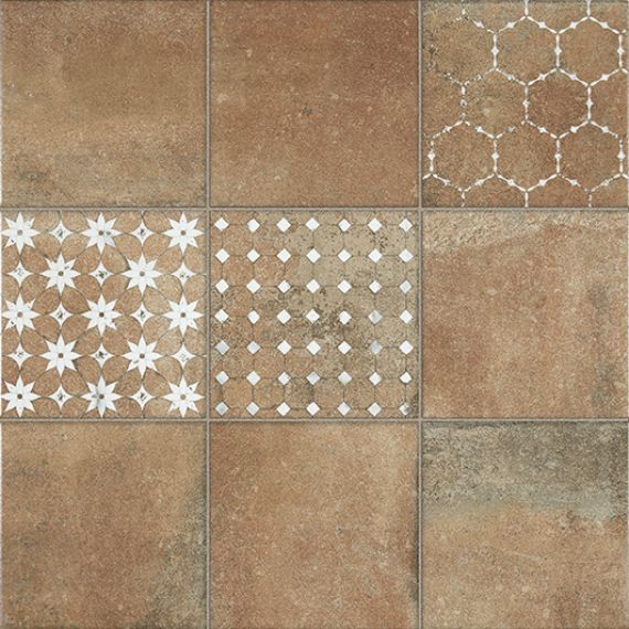Kube Quinta Cotto-Carrara 45x45