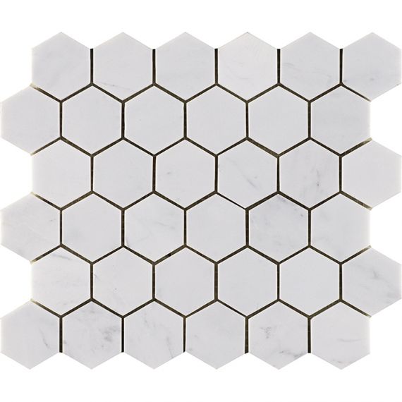 L241714511 Essential Hexagon Persian White 25,8x29,1