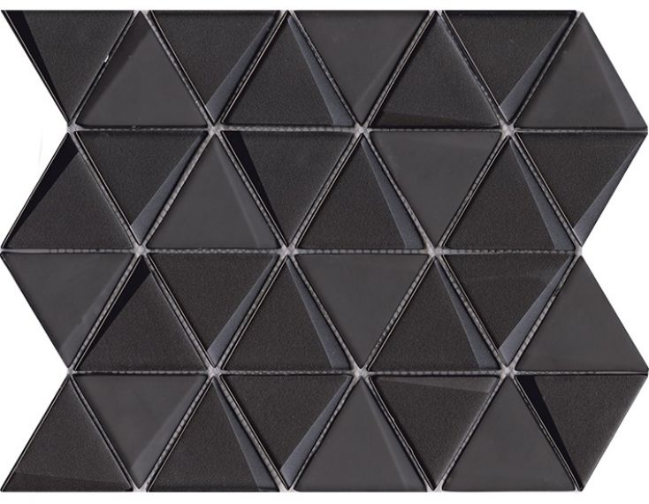 L244009571 Мозаика Effect Triangle Black 31x26x0.8