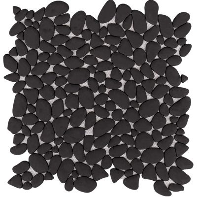 L244009591 Мозаика Boulder Black 30.5x30.5x0.6