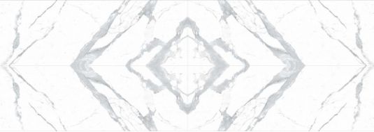 LAMF0M0021_IT Керамогранит I Naturali Marmi Bianco Statuario Venato Bookmatch face B 5 1000x3000
