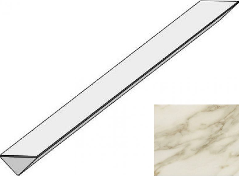 LM5C MARVEL Royal Calacatta Corner 1,4x50