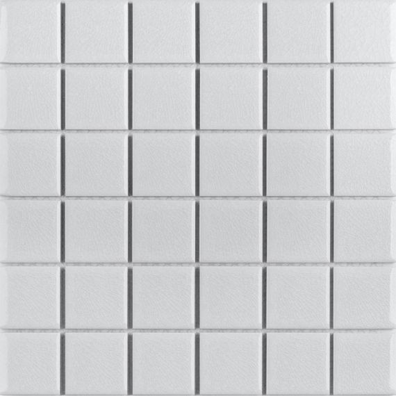 LWWB811531 Crackle White Glossy 4.8x4.8 30.6х30.6х6