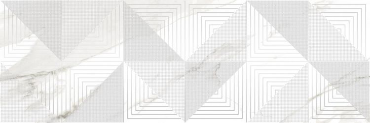 Laparet Плитка Декор Balance белый 25х75