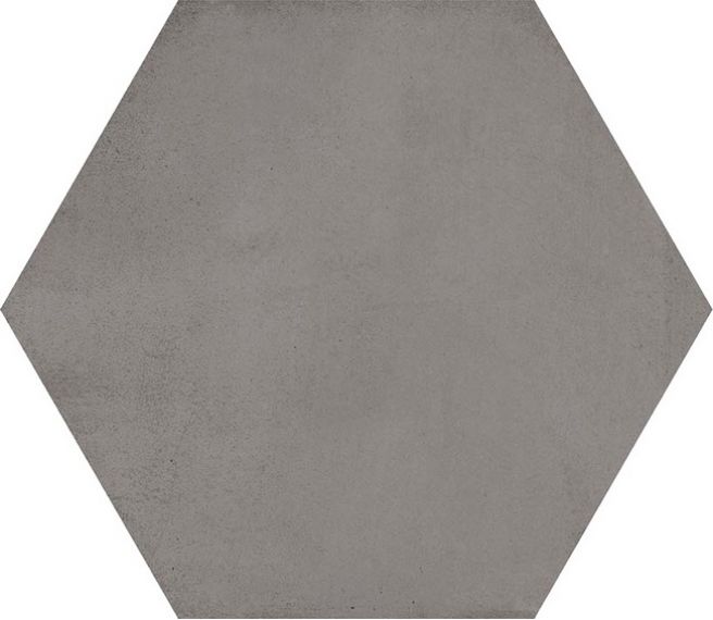 Laverton Hexagono Bampton Grafito 23x26.6