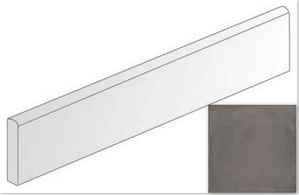 Laverton Rodapie Colerne Grafito 9.4*30
