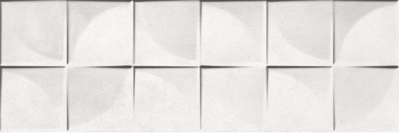 Locarno White Quardra 25x75x0.9