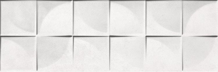 Locarno White Quardra 25x75x0.9