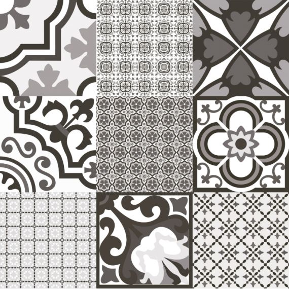 Logos Negro Satin 58x58