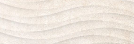 Luxor cream wave 25x75