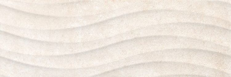 Luxor cream wave 25x75