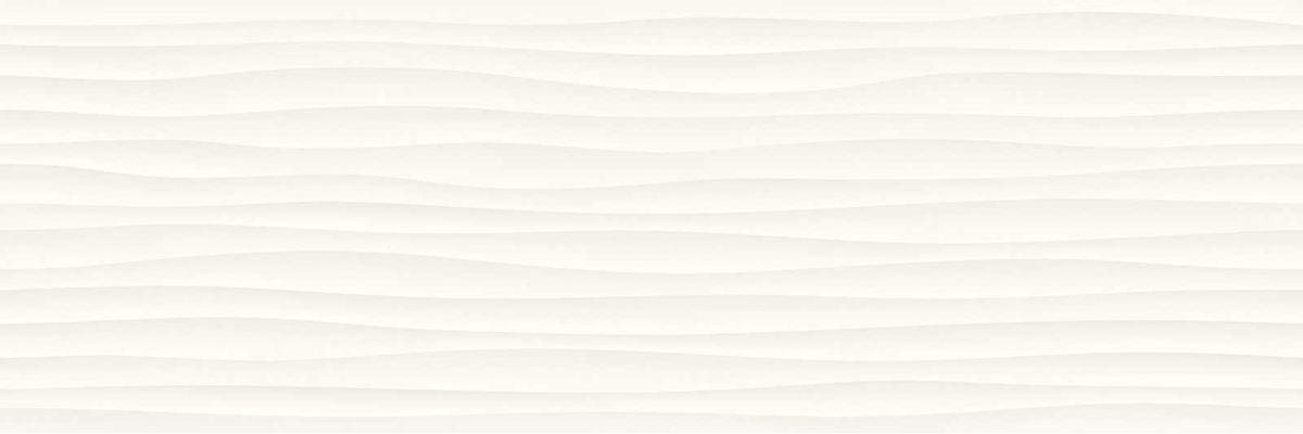 M1J4 Eclettica White Struttura Wave 3D Rett 40x120