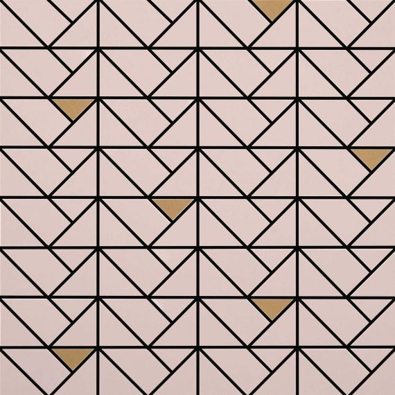 M3J2 Eclettica Rose Mosaico Bronze 40x40