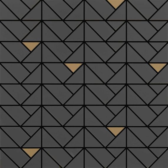 M3JD Eclettica Anthracite Mosaico Bronze 40x40