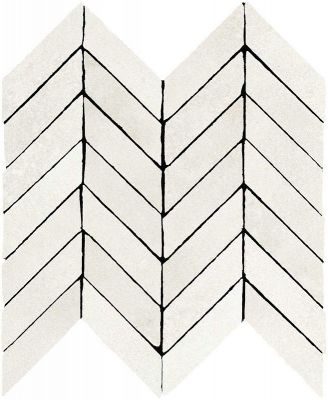 M3SC Alchimia Mosaico Spina White 30x37