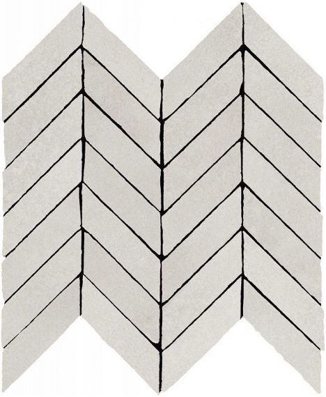 M3SD Alchimia Mosaico Spina Grey 30x37