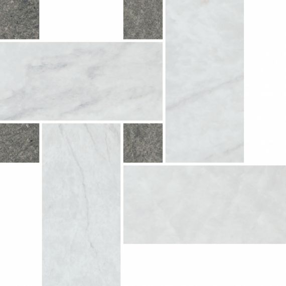 MALLA TWISTED WHITE 21*26