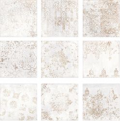 MESTIZAJE CHATEAU ANTIQUE WHITE GLOSS 18,5x18,5