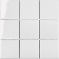 MH33800 Мозаика White Glossy 97x97 300х300х6