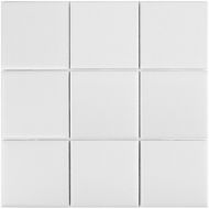 MH33900 Мозаика White Matt 97x97 300х300х6