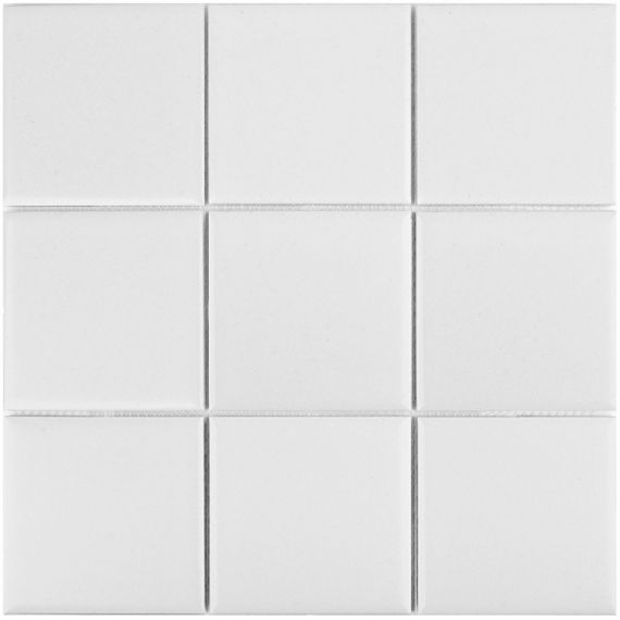 MH33900 Мозаика White Matt 97x97 300х300х6