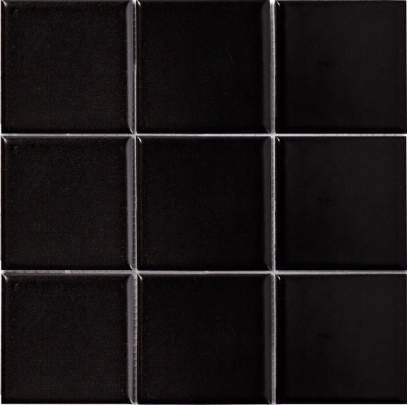 MH80110 Мозаика Black Matt 97x97 300х300х6