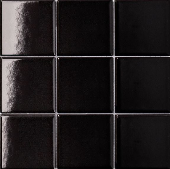 MH84000 Мозаика Black Glossy 97x97 300х300х6