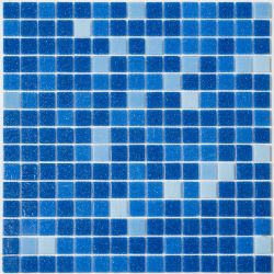 MIX21 стекло синий (сетка) 20x20x4 327x327