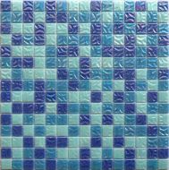 MIX27 стекло синий (сетка) 20x20x4 327x327