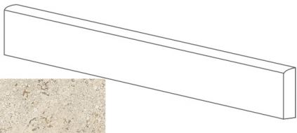 ML76000 BATTISCOPA MOLATO CREMA 8x80