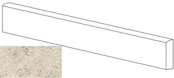 ML76000 BATTISCOPA MOLATO CREMA 8x80