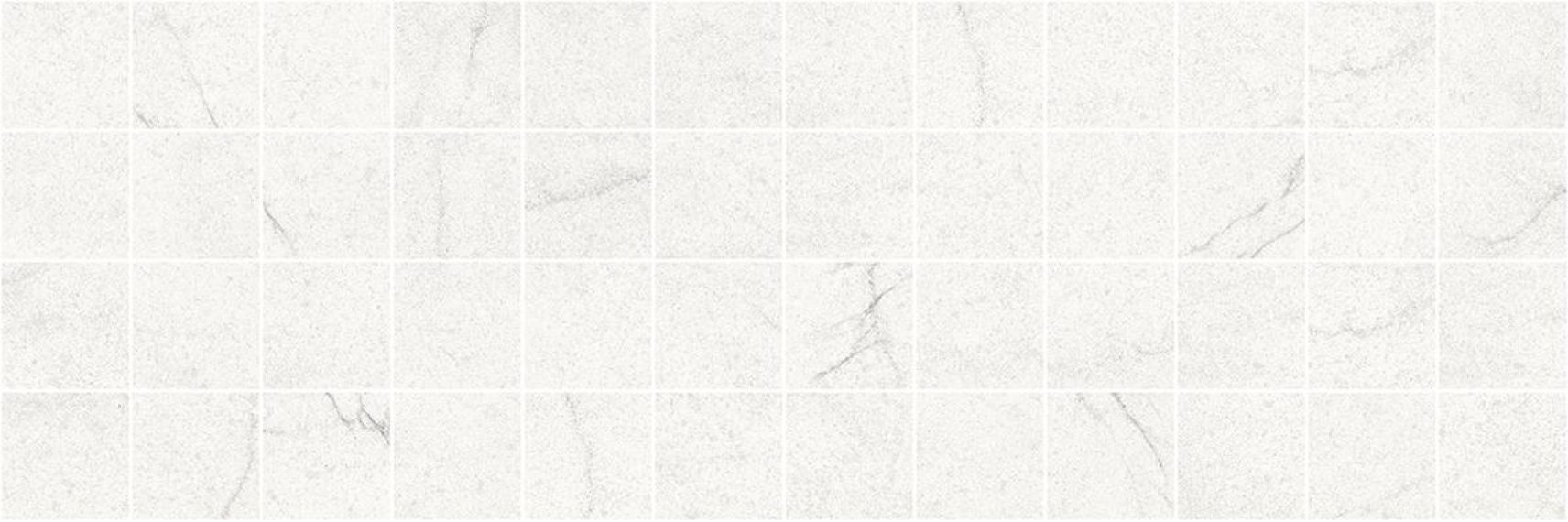 MM11186 Декор Rock мозаичный белый 20х60