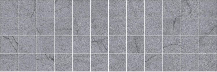 MM11187 Декор Rock мозаичный серый 20х60