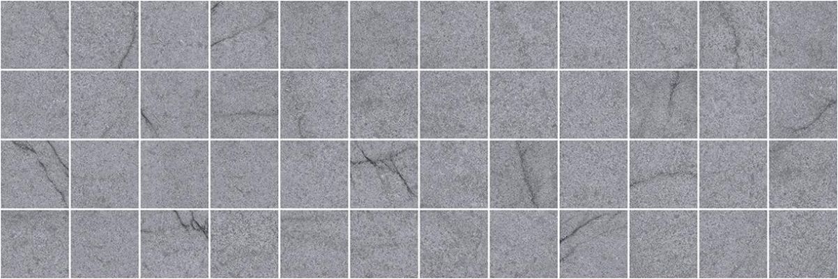 MM11187 Декор Rock мозаичный серый 20х60