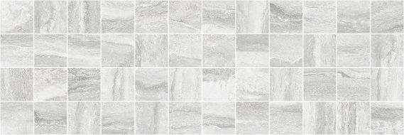 MM11188 Декор Glossy мозаичный серый 20х60