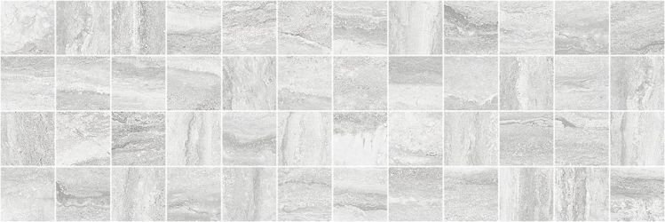MM11188 Декор Glossy мозаичный серый 20х60