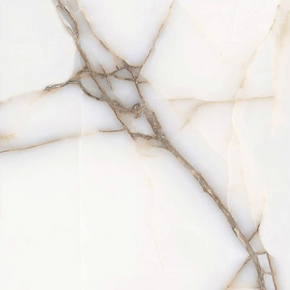MOON Onyx White Glossy 60x60
